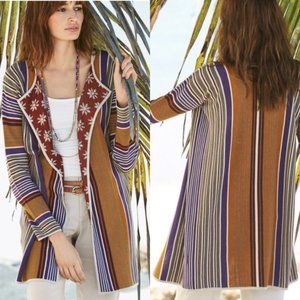 Peruvian Connection Campeche Cardigan Size M